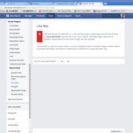 6/23日から現行のFacebookのlikebox（ライクボックス）が使えなくなります